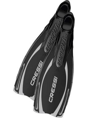 Cressi Reaction Pro Full Foot Diving Fins, Size  36/37, US 5/6